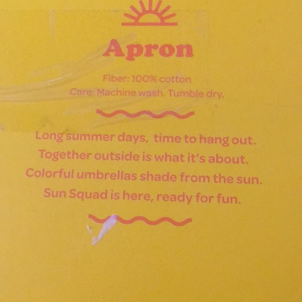 NIOP Sun Squad for Target Apron Stars & Stripes - Picture 3 of 3